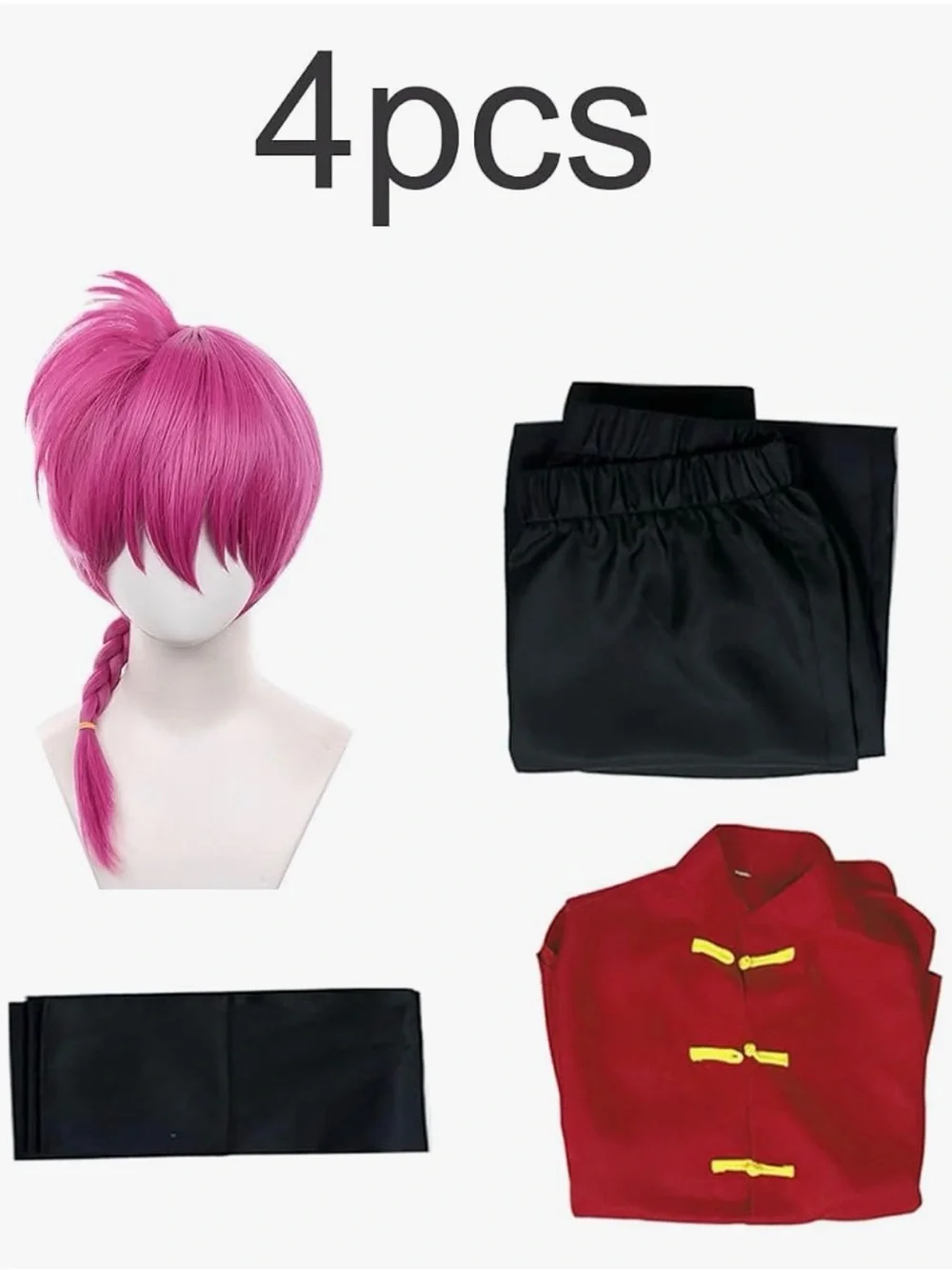 Ranma Saotome 1/2 Cosplay Women’s Costume, Woman’s Size Small